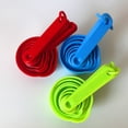 thumbnail image 4 of Inteprter 11 unidades/juego de tazas medidoras, herramientas de medición de cocina graduadas, cucharas de medición de plástico para el hogar Herramientas y accesorios para hornear Verde Inteprter HA001847-02, 4 of 6