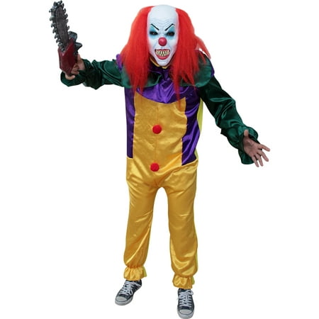Adult Killer Prank Clown It Pennywise Costume