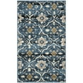 thumbnail image 2 of SAFAVIEH Amsterdam Karenza Geometric Area Rug, Blue/Cream, 3' x 5', 2 of 6
