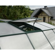 Palram - Canopia Grand Gardener 8 x 8 Twin-Wall Walk-In Greenhouse - Green - with Roof Vent