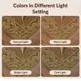 thumbnail image 7 of Design&I 9'x12' Washable Area Rug Giant Skid-Resistant Bandana Motifs Border Distressed Lone Southwestern Repeat Vintage Flowing for Great Room, Large Living, 7 of 7