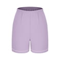 thumbnail image 5 of biudgviw Pajama Shorts for Women Ultra-Soft Sleep Shorts with Pockets Elastic High Waisted Sleepwear Summer Loungewear Pj Bottoms, 5 of 6