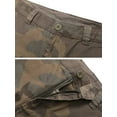 thumbnail image 4 of TRGPSG Men's Cargo Shorts with 6 Pockets Causal Camo Cotton Work Shorts(No Belt),Retro Camo 30, 4 of 8