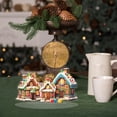 thumbnail image 4 of CoreLiving Colorful Sweet Village 2D Acrylic Flat Standing Figurine for Christmas Tabletop Decor, Vibrant Holiday House Display for Home Office, 1 Pack, 4 of 9