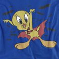 thumbnail image 2 of Looney Tunes Vampire Tweety Women's T Shirt, Royal, Medium, 2 of 6