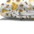 thumbnail image 4 of Honeycomb Pet Bed, Sunflowers Bees Honey and Text Summer Season Pattern, Chew Resistant Pad for Dogs and Cats Cushion with Removable Cover, 24" x 39", Umber Yellow, by Ambesonne, 4 of 4