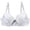 White, variant on DGMIOCS Women’s Bras Womens Seamless Wireless Supportive Bra Push Up Comfort Soft No Underwire Full Coverage T-Shirt Bra Red 90B
