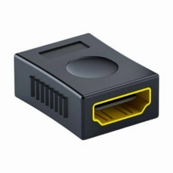 HDMI to HDMI Connector Extension Adapter Gold Plated HDMI Coupler HDMI Female to Female Adapter 4K@60Hz for Laptop