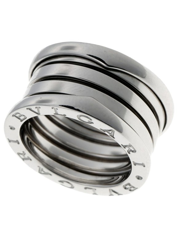 Pre-Owned Bvlgari Bulgari B-Zero 1 Ring, 346594, 18KWG Au750 White Gold