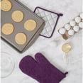 thumbnail image 2 of Eggplant Terry Oven Mitt (Set of 2), 2 of 7