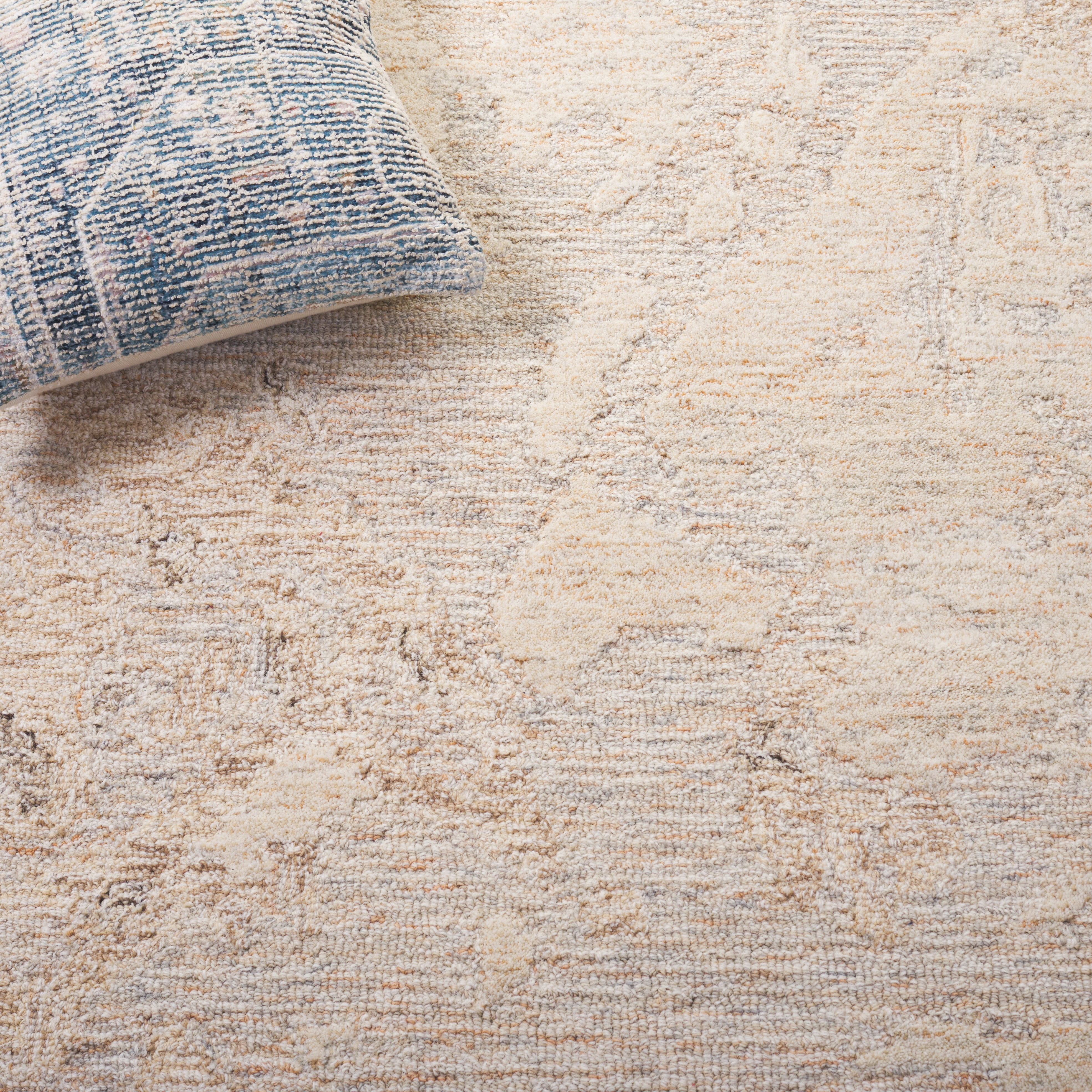 SAFAVIEH Ebony Bairre Abstract Area Rug, Beige/Rust, 3' x 5'