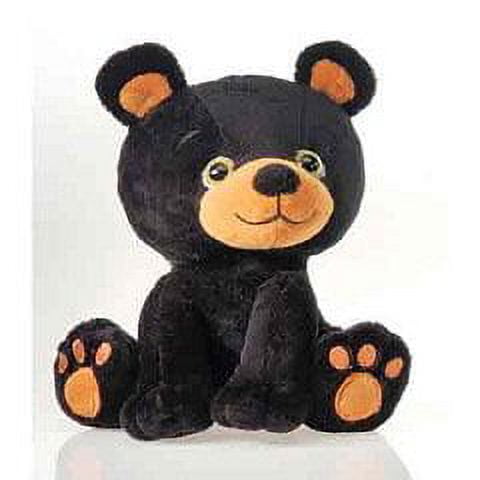 Fiesta Kidz Sitting Black Bear 7" Plush Stuffed Animal Toy