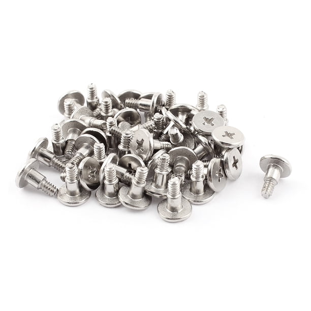 Tornillos de cabeza plana Phillips para computadora portátil a prueba de golpes, 50 piezas