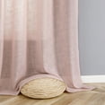 thumbnail image 4 of Hampton Home 2 Piece Luxury Semi Sheer Grommet Top Curtain Panel Pair - Assorted Colors, 4 of 5