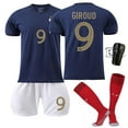 thumbnail image 2 of 22/23 France Home Jerseys Children's Football Training Suit Set, 2 of 5