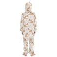 thumbnail image 3 of Cargi Pattern One Piece Pajamas Soft Jumpsuit Cozy Sleep and Play Romper Zipper and Pockets 4T, 3 of 8