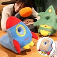 thumbnail image 2 of 30cm New Fashion Creative Rocket Pillow Soft airplane Toys Cotton Soft Padded Long Pillow Girls Bed Sleeping Pillow Holiday Gift630cm Deng Xun unisex, 2 of 2