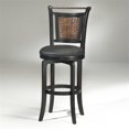 thumbnail image 1 of Bowery Hill 30" Swivel Bar Stool in Distressed Black, 1 of 1