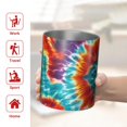thumbnail image 5 of 12oz Coffee Tumblers Colorful Tie Dye Pattern Stainless Steel Vacuum Insulated Travel Tumbler Coffee Cups Mug with Lid and Straw with Cleaning Brush for Cold & Hot Drinks, 5 of 5