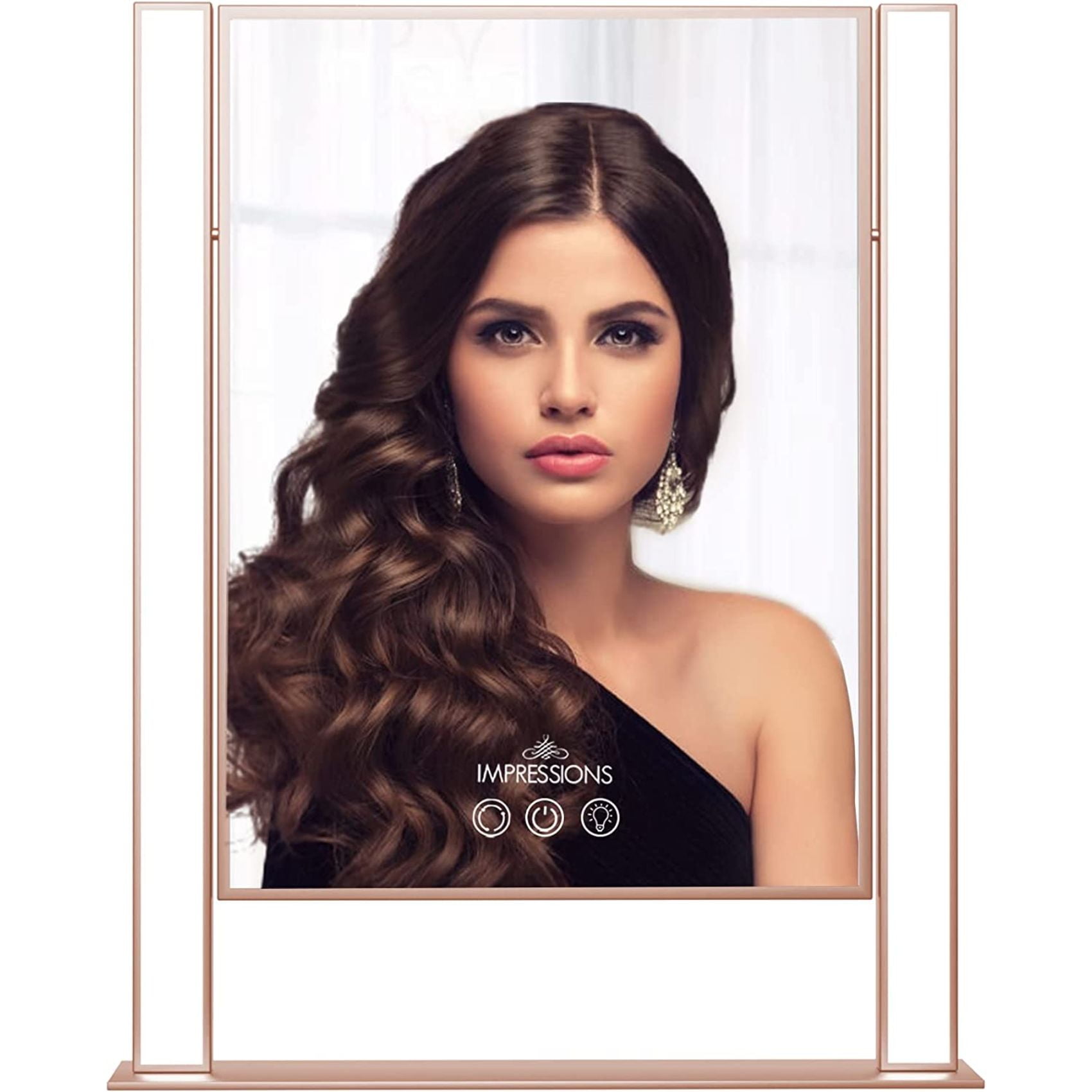 Impressions Vanity Nouveau XL TriTone LED Makeup Mirror, Tabletop