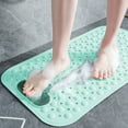 thumbnail image 3 of Rkxzt Pvc Anti-Slip Mat Non-Slip Bath Mat PVC Antifall Floor Mat with Foot Massage 27.56 x 15.75 Inch 1-Piece Home Decoration|Pvc,Green, 3 of 7