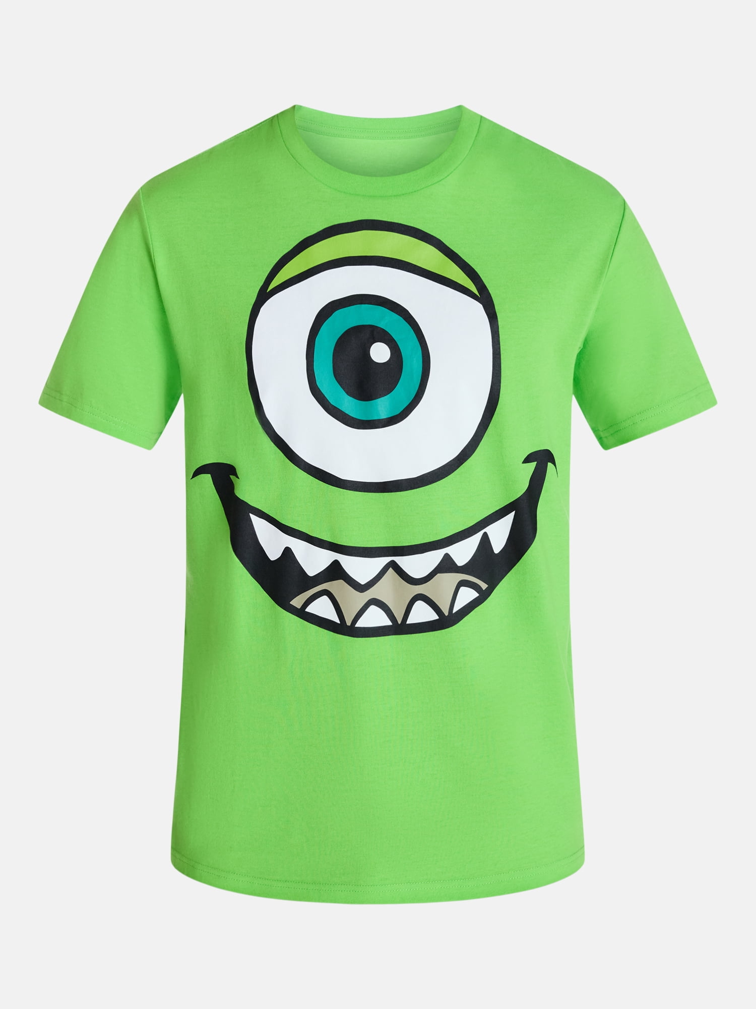 Monsters Inc. Men’s Mike Wazowski Cosplay Graphic Tee and Beanie Set, 2 Piece, Sizes XS-3XL