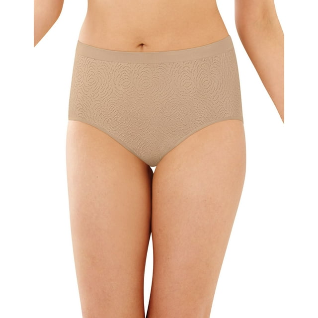 Bali Womens Comfort Revolution Microfiber Brief 3-Pack, 6/7