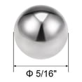 thumbnail image 2 of Uxcell Bearing Balls Inch 304 Stainless Steel G100 Precision Roll Balls 5/16", 2 of 3