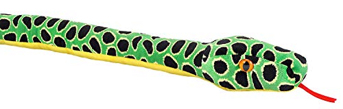 Wild Republic Eco Anakonda Plüschtier – 137 Cm, Aus Recycelten Materialien – Umweltfreundliches Stofftier