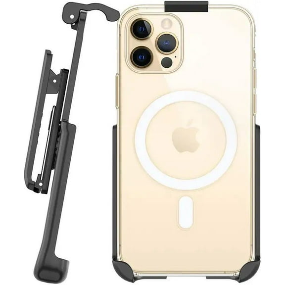 BELTRON Belt Clip Holster Compatible with Apple Clear Case for iPhone 14 Plus, iPhone 14 Pro Max with MagSafe - Features: Built in Kickstand Holster Only, Case is NOT Included