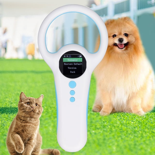 Lector de Microchip de Mascota, Escender de Identificación de Mascotas de Mano 134.2kHz 125kHz <100 ms Respesta Rápida 800MAH 3.7V Batería para emid FDX-B Para Perros Cats Birds