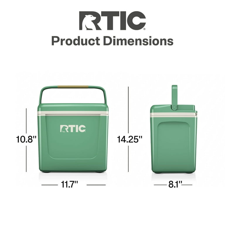 Free Shipping! RTIC Cooler in Sage, 8 QT, 12 Can Hard-Sided Travel