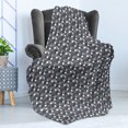 thumbnail image 4 of Forest Soft Flannel Fleece Throw Blanket, Abstract Creative Woodland with Soft Colorful Bold Dots and Tress, Cozy Plush for Indoor and Outdoor Use, 50" x 70", Purpleblue Multicolor, by Ambesonne, 4 of 5