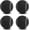 black, variant on RYLZX 6Pcs Walker Tennis Balls Precut Tennis Balls for Walkers Walkers Legs Universal Precut Glide Balls, Heavy Duty Long Lasting Felt Pad Glide Coverings for Furniture Legs and Floor Protection