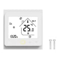 thumbnail image 5 of Leyfeng Tuya ZigBee3.0 Smart Thermostat 5A Weekly Programmable Temperature Controller APP Control Voice Control Compatible with Alexa/ Google Home for Water Floor Heating for Home Offices Villas, 5 of 6