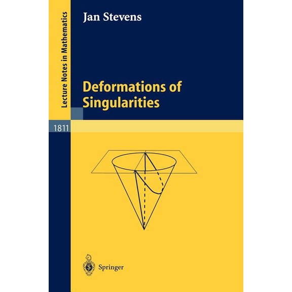 Lecture Notes in Mathematics Deformations of Singularities, Book 1811, (Paperback)