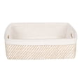 thumbnail image 3 of Kouboo Laguna Rattan Shelf Basket with Liner, Decorative Storage Basket, Organizer For Shelves, Latte, 3 of 6