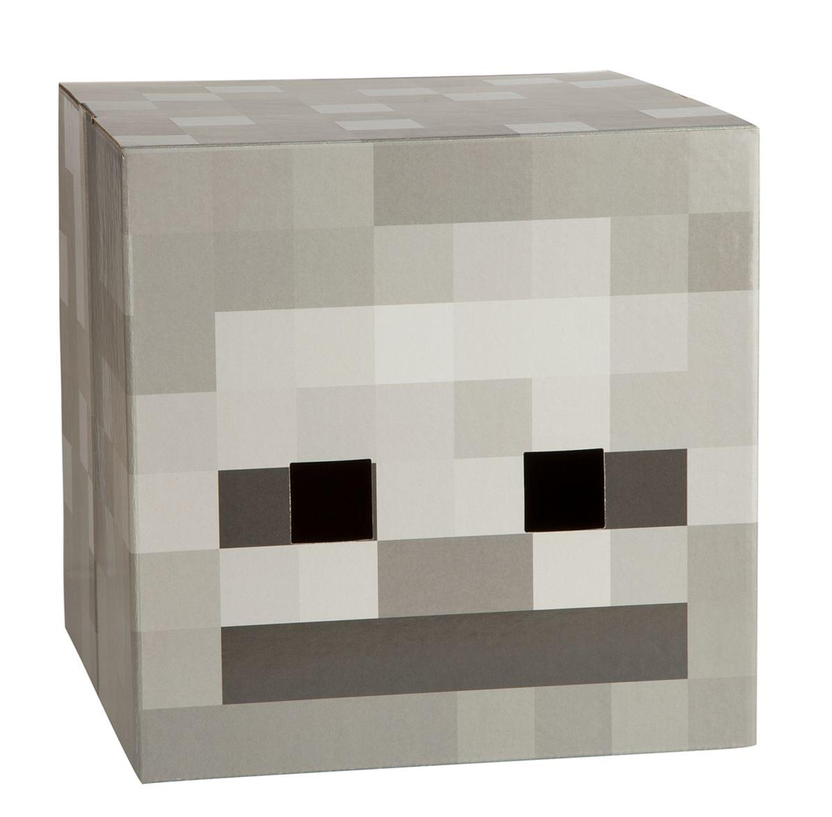 Minecraft 12" Skeleton Head Costume Mask