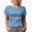 Baby Blue, variant on Baseball Girlfriend Art Merch Gift, Heather Grey T-Shirt, XL