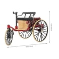 thumbnail image 2 of 26-27 Practical Tricycle Model Miniature Vintage Tricycle Model Ornament Desktop Tricycle Craft Decoration(1:12), 2 of 4