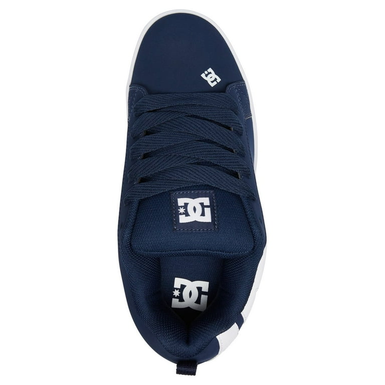 DC Court Graffik Mens Shoes 300529-NVW: NAVY WHITE - Size