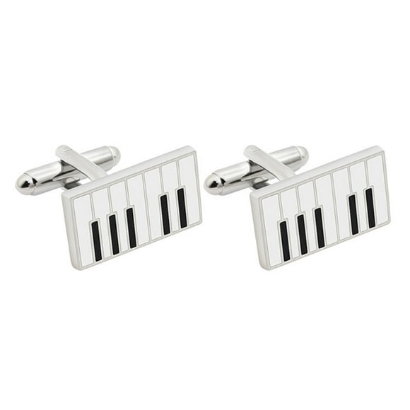 1 par de gemelos de modelado de piano.