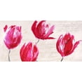 thumbnail image 3 of Muriel, Phelipau 14x9 Black Modern Framed Museum Art Print Titled - Crimson Tulips, 3 of 5