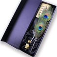 thumbnail image 1 of Set de Pluma de Pavo Real con Tintero FeATTY Gifts, 1 of 4
