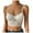 White, variant on Elainilye Fashion Corset Tops for Women Lace Perspective Sexy Sleeveless Corset Bustier Slim Sling Shapewear Tank Tops,Red