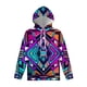 thumbnail image 5 of Sudadera con capucha con estampado tribal azteca antiguo para hombres y mujeres, sudadera con capucha colorida con estampado 3D informal de calle, jersey de manga larga, 5 of 5