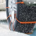 thumbnail image 3 of Universal Reusable Anti-Skid Tire Chains - Nylon/PE Winter Safety Chains for Snow/Ice/Mud, Fits Cars/SUVs/Trucks, Easy Installation & Durable Traction Gear, 3 of 5