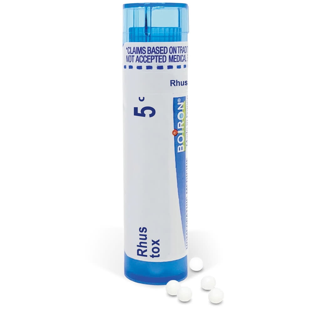 Boiron Rhus Tox 5C, Homeopathic Medicine for Joint Pain Improved By Motion, 80 Pellets