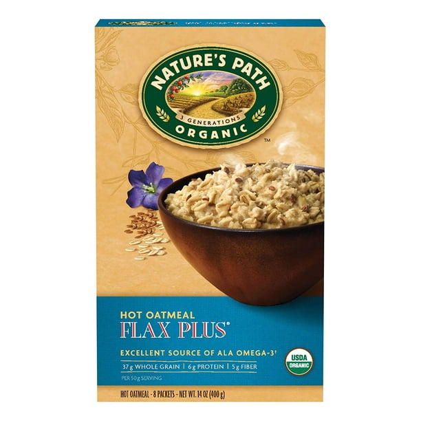 NATURES PATH Hot Flax Oat Organic Cereal, 14 Ounce
