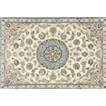 thumbnail image 1 of Ahgly Company Machine Washable Indoor Rectangle Traditional Khaki Green Area Rugs, 8' x 12', 1 of 7
